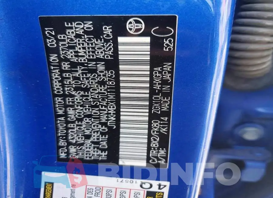 JTNKHMBX1M1118735 Photo# 12
