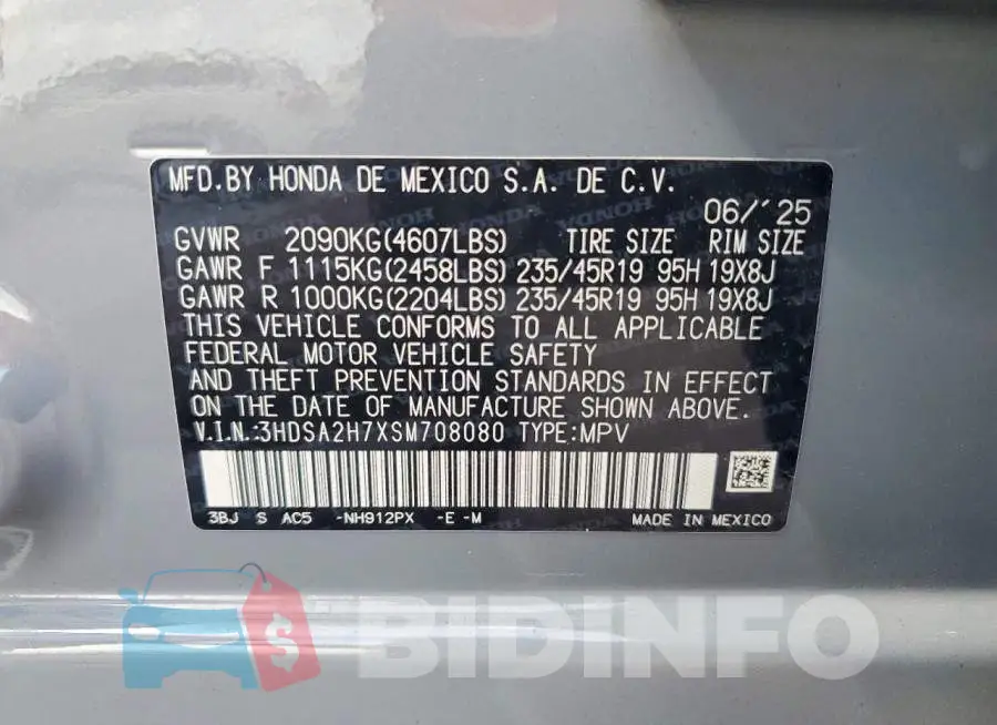 3HDSA2H7XSM708080 Photo# 13