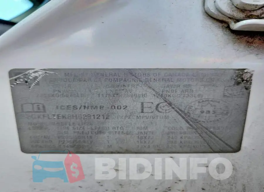 2GKFLTEK8H6281212 Photo# 13