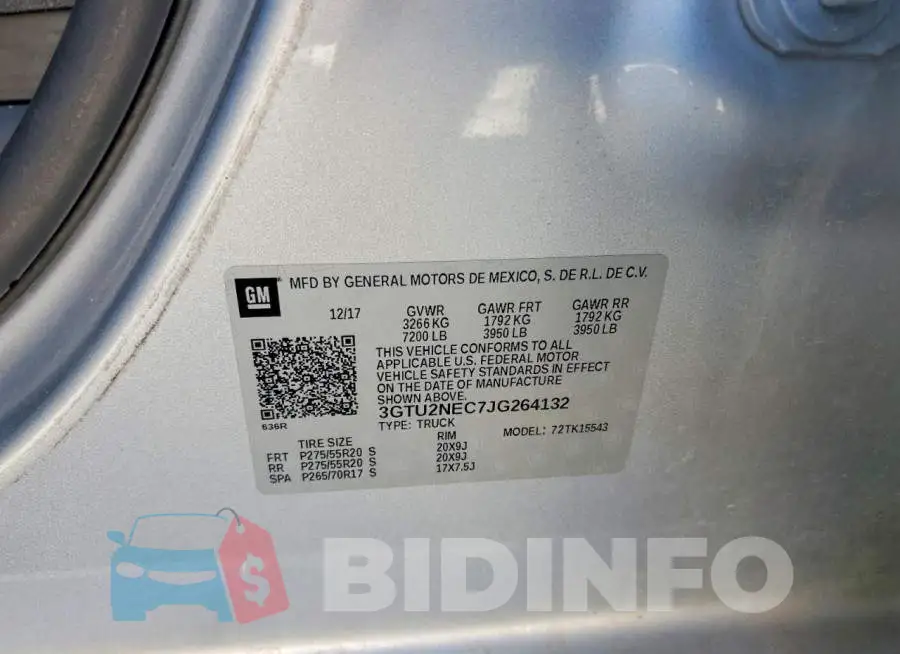 3GTU2NEC7JG264132 Photo# 12
