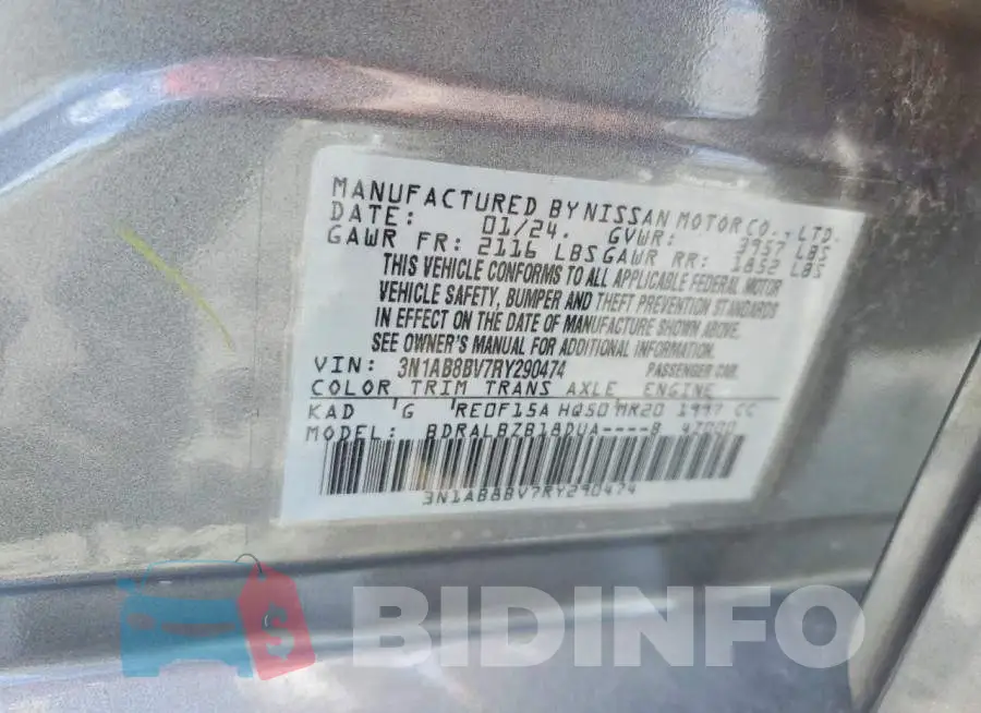3N1AB8BV7RY290474 Photo# 12