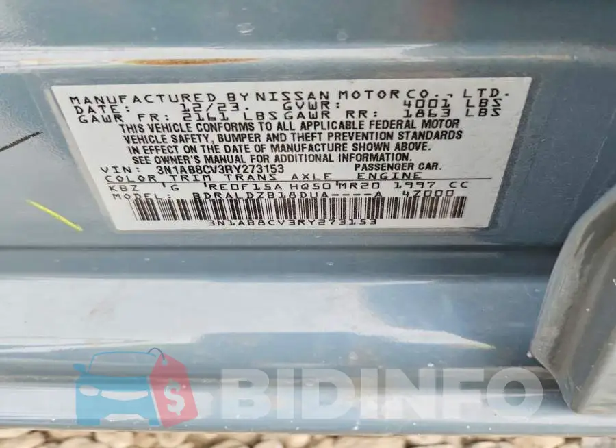 3N1AB8CV3RY273153 Photo# 12
