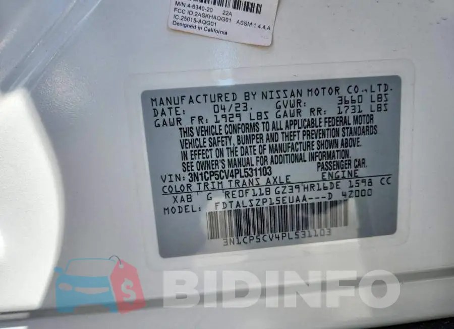 3N1CP5CV4PL531103 Photo# 14