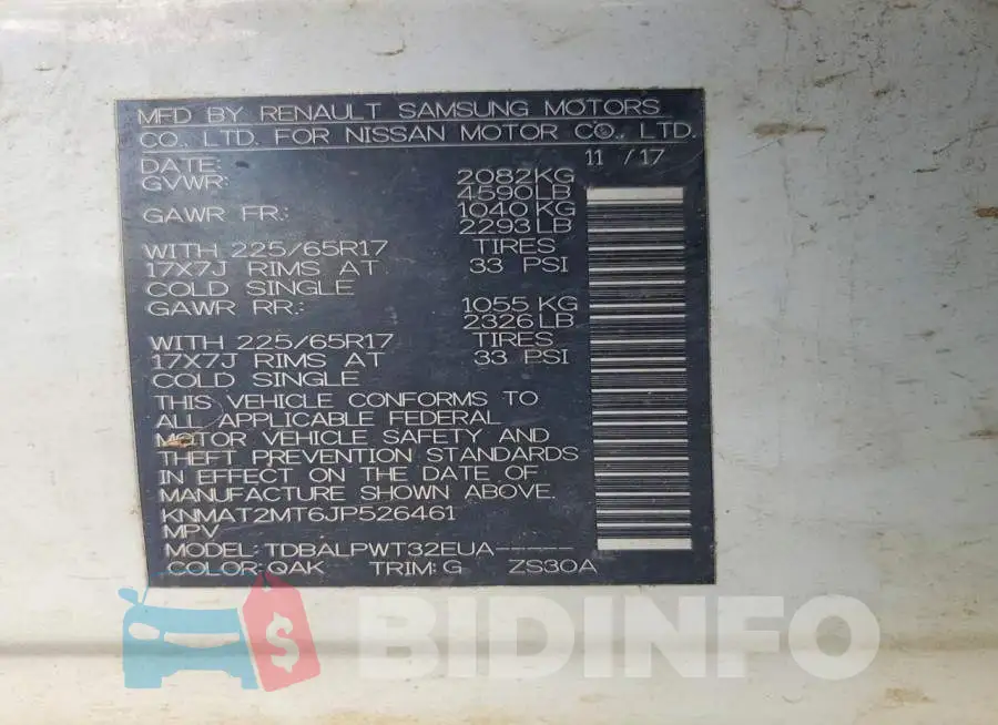 KNMAT2MT6JP526461 Photo# 13