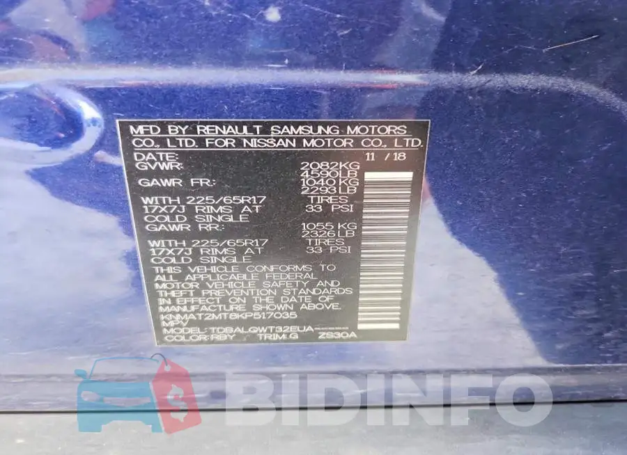 KNMAT2MT8KP517035 Photo# 12