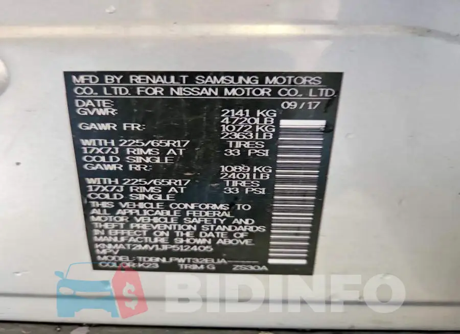 KNMAT2MV1JP512405 Photo# 14