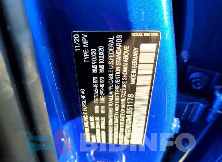 WP1AG2A53MLB51178 Photo# 13