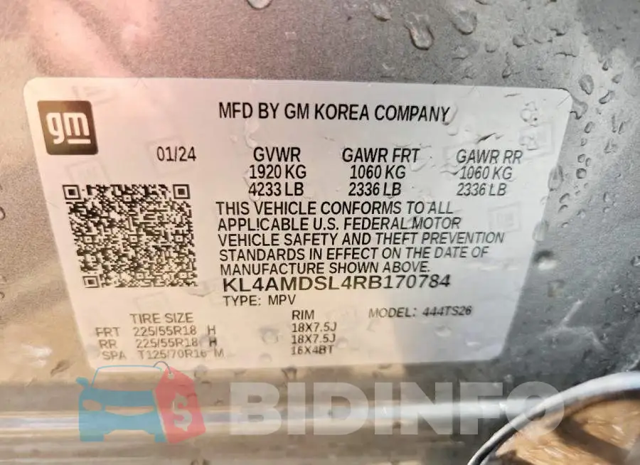 KL4AMDSL4RB170784 Photo# 14