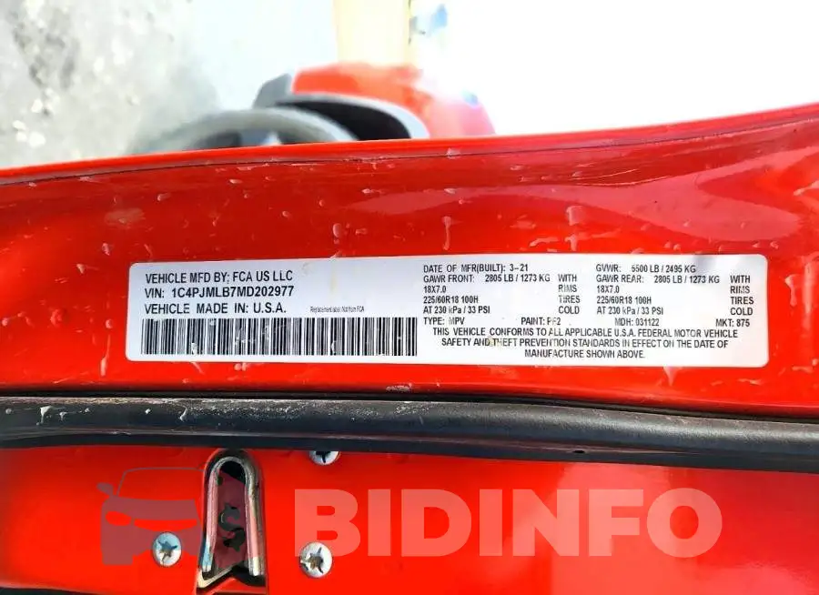 1C4PJMLB7MD202977 Photo# 13