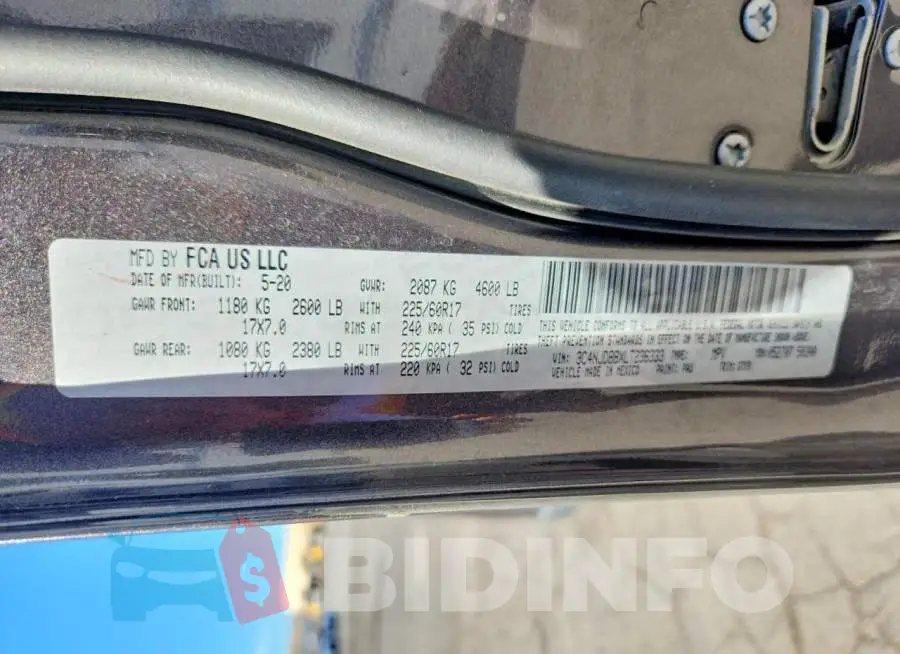 3C4NJDBBXLT236333 Photo# 12