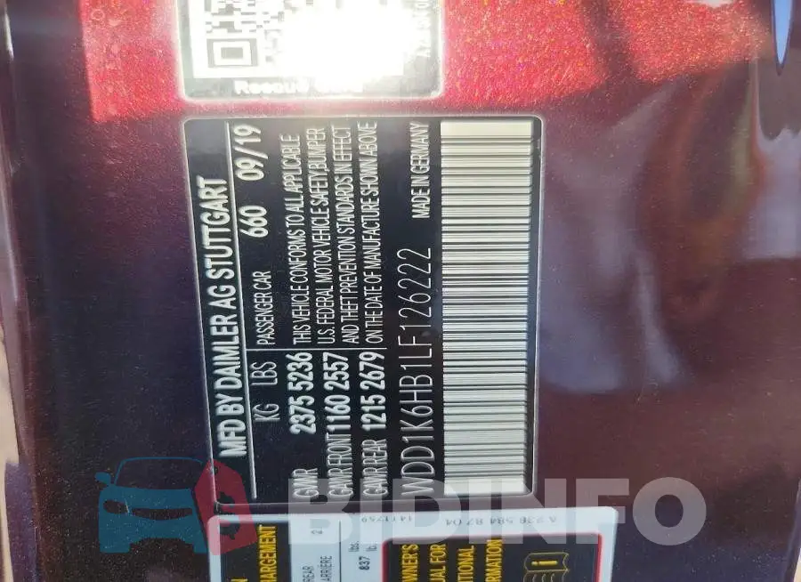 WDD1K6HB1LF126222 Photo# 13