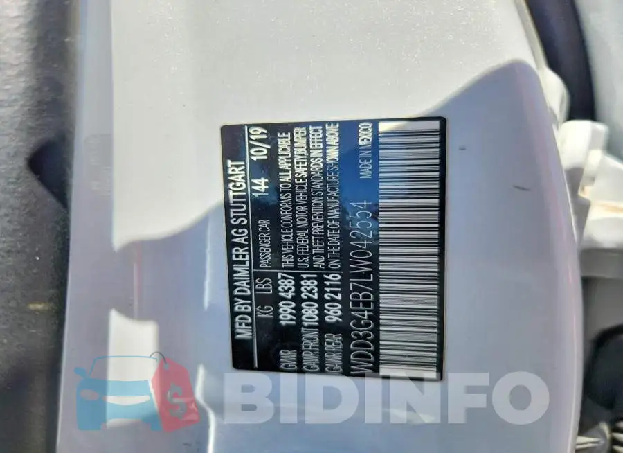 WDD3G4EB7LW042554 Photo# 12