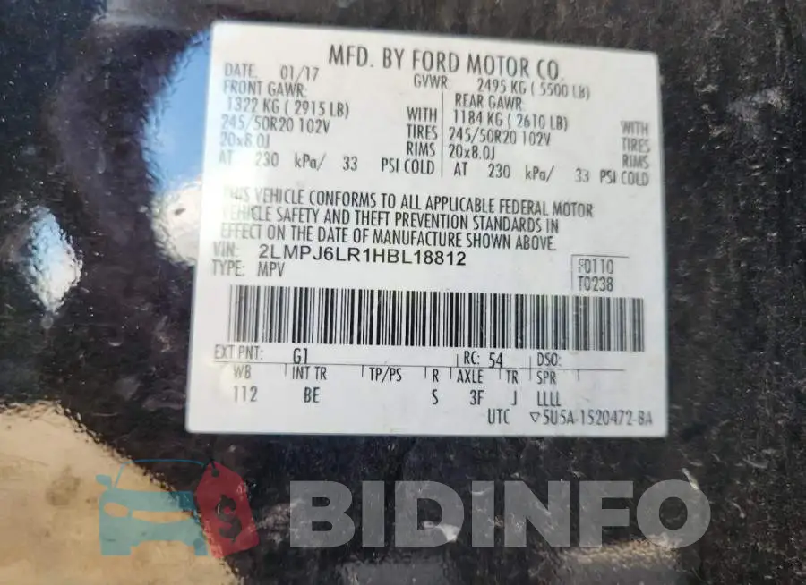 2LMPJ6LR1HBL18812 Photo# 13
