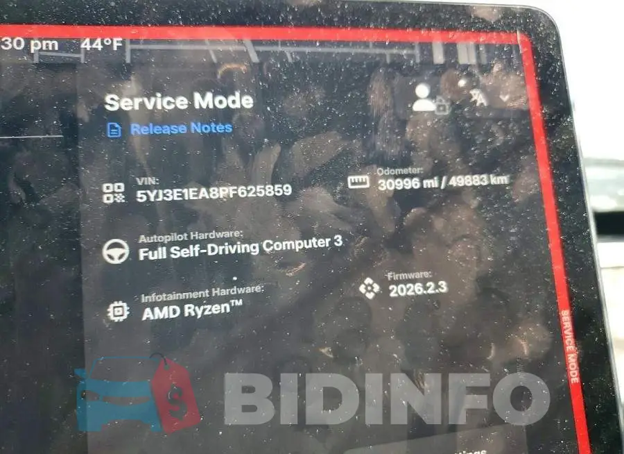 5YJ3E1EA8PF625859 Photo# 9