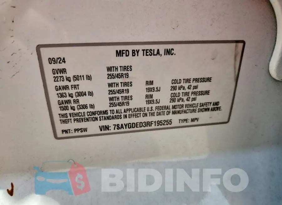 7SAYGDED3RF195255 Photo# 14