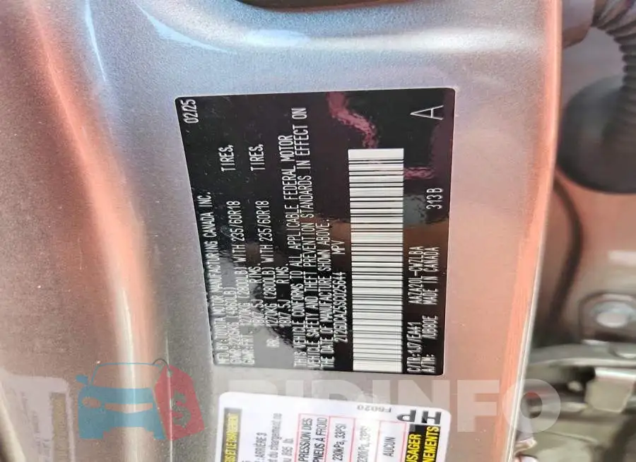 2T2GDCAZ5SC025644 Photo# 12
