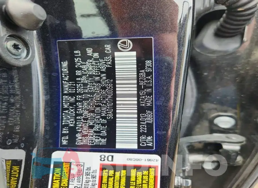 58AD11D17MU005612 Photo# 12