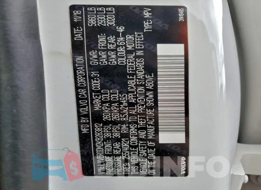 LYVBR0DM2KB283812 Photo# 12