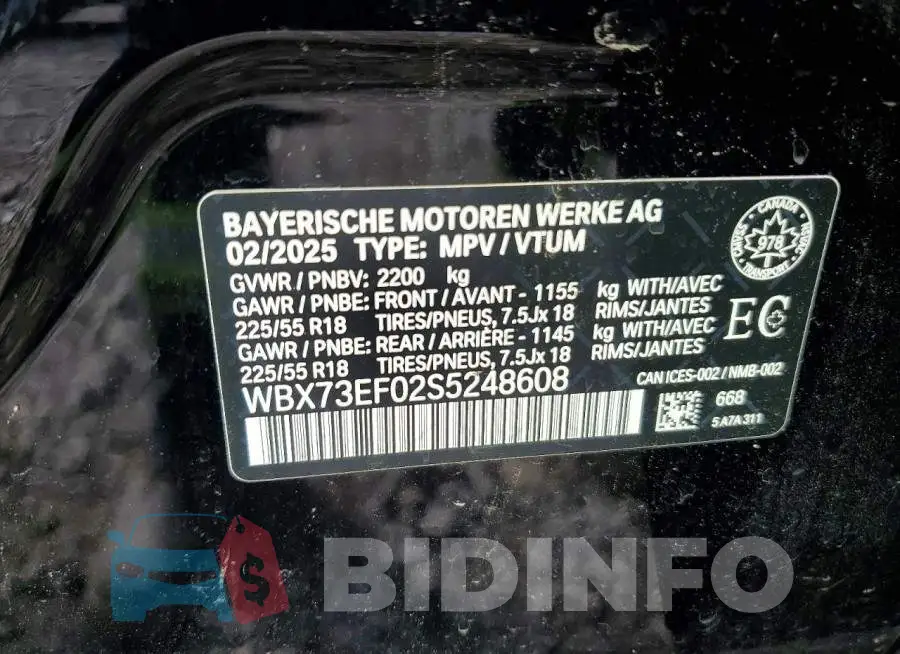 WBX73EF02S5248608 Photo# 13