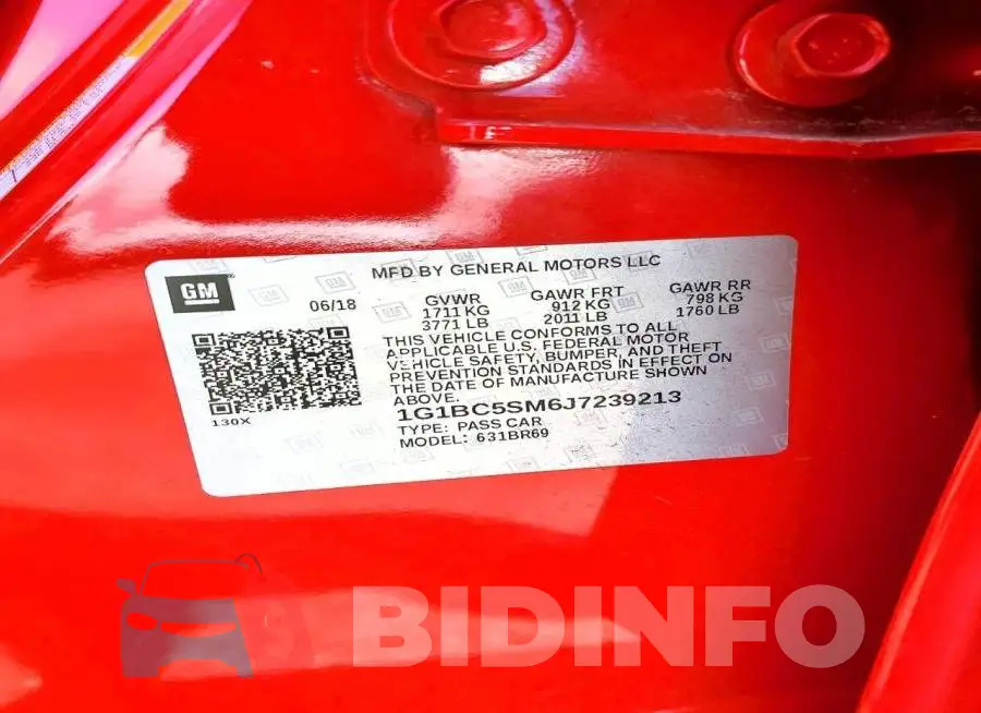 1G1BC5SM6J7239213 Photo# 12