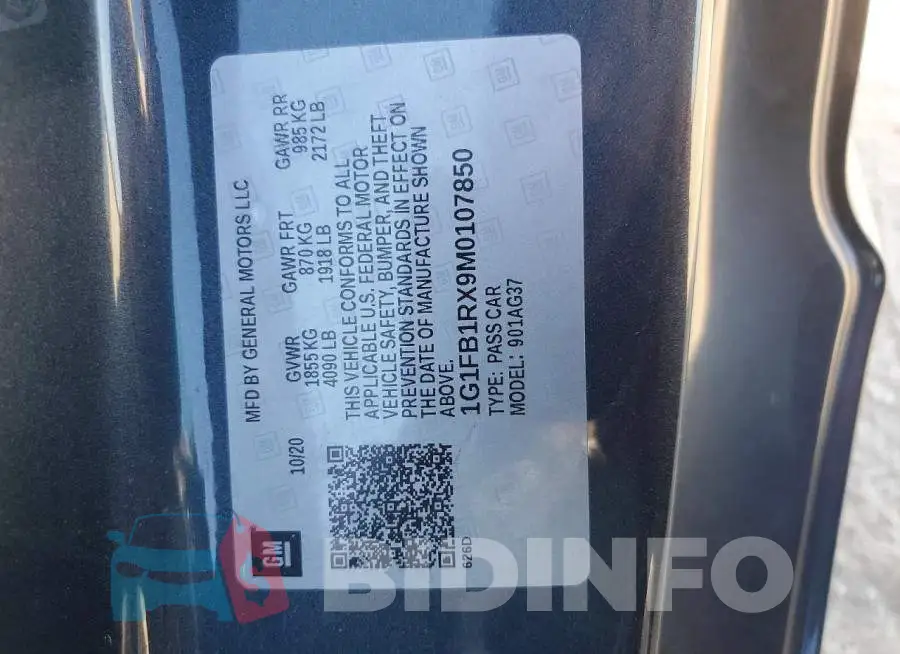 1G1FB1RX9M0107850 Photo# 12