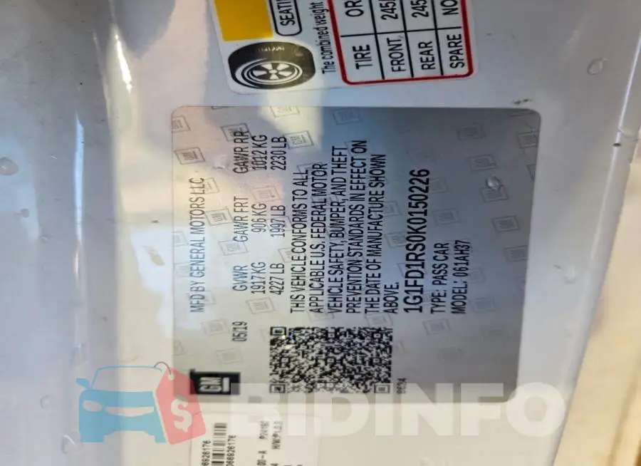 1G1FD1RS0K0150226 Photo# 12