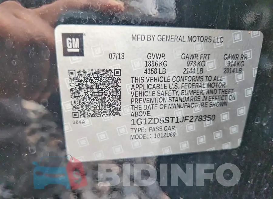 1G1ZD5ST1JF278350 Photo# 12