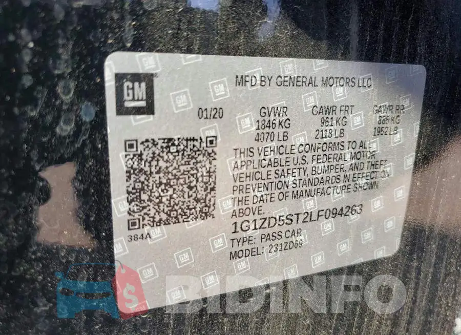 1G1ZD5ST2LF094263 Photo# 13