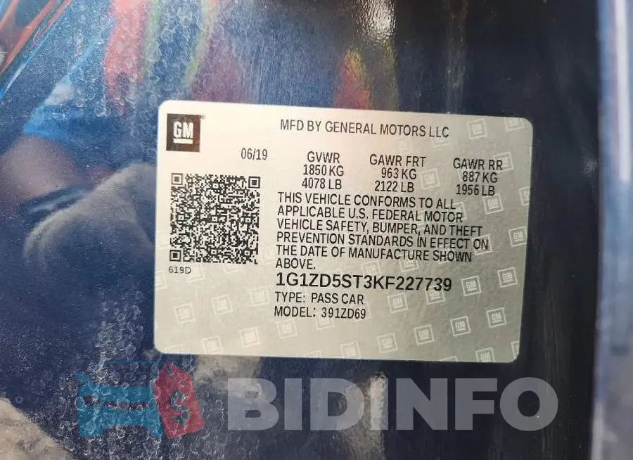 1G1ZD5ST3KF227739 Photo# 12