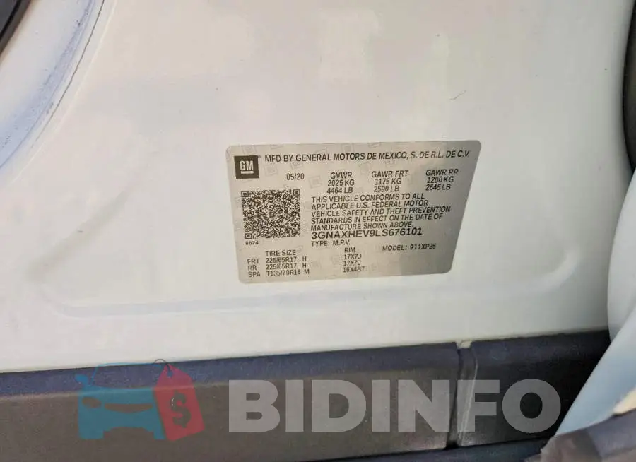 3GNAXHEV9LS676101 Photo# 12