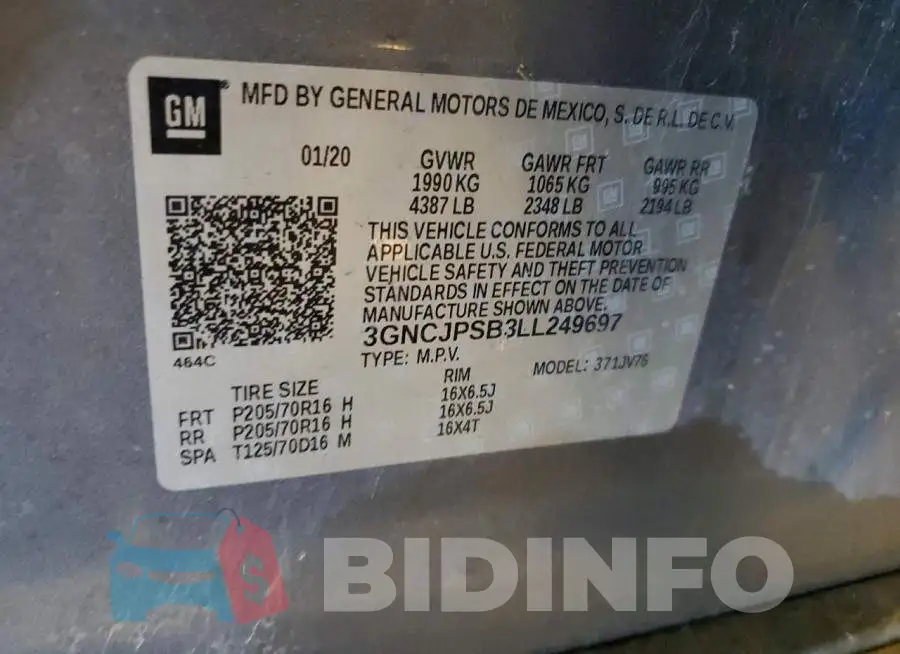 3GNCJPSB3LL249697 Photo# 13
