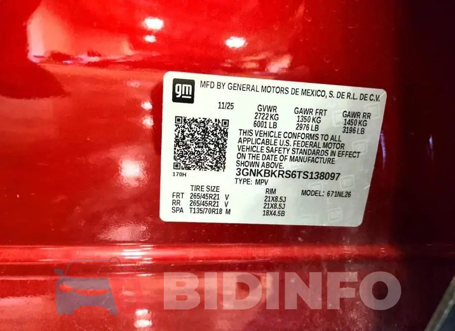3GNKBKRS6TS138097 Photo# 14