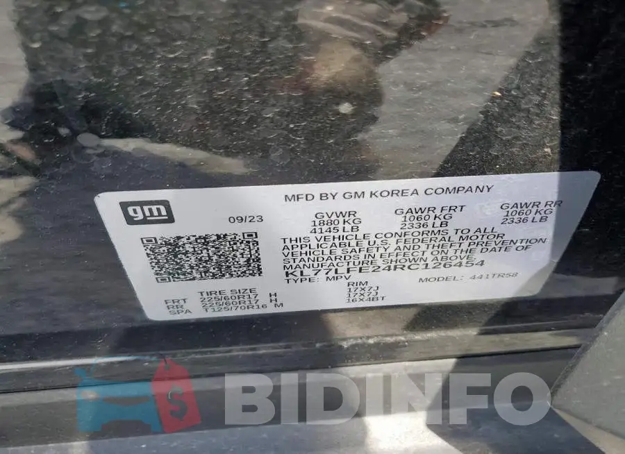 KL77LFE24RC126454 Photo# 13