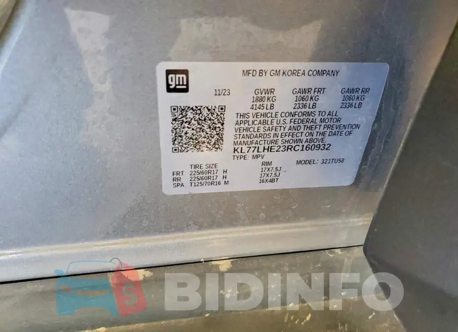 KL77LHE23RC160932 Photo# 13