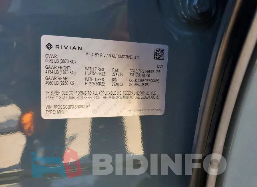 7PDSGCBPXSN062987 Photo# 13