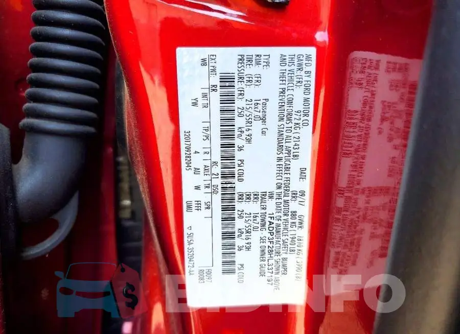 1FADP3F28HL337197 Photo# 12