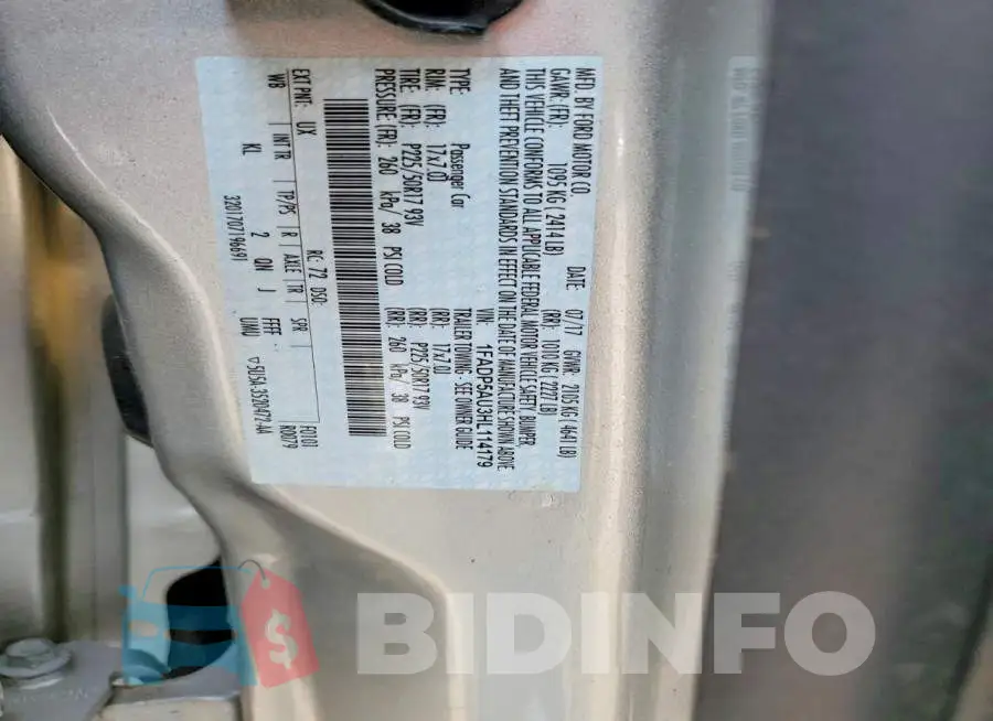 1FADP5AU3HL114179 Photo# 12