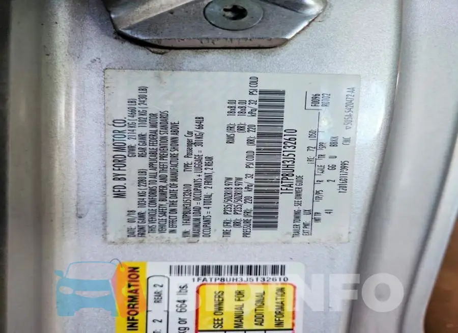 1FATP8UH3J5132610 Photo# 13