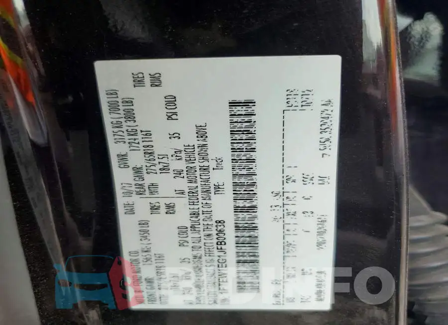 1FTEW1EG1JFB00638 Photo# 12