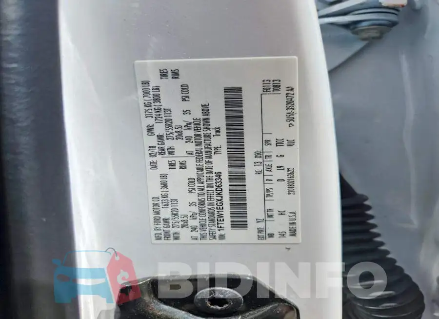 1FTEW1EGXJKD63346 Photo# 12