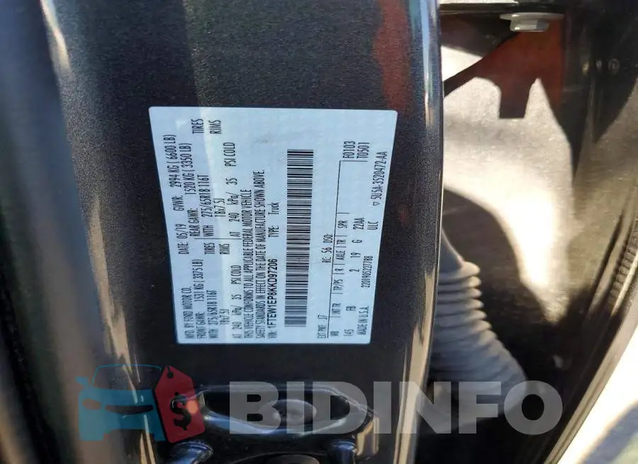 1FTEW1EP8KKD97206 Photo# 12