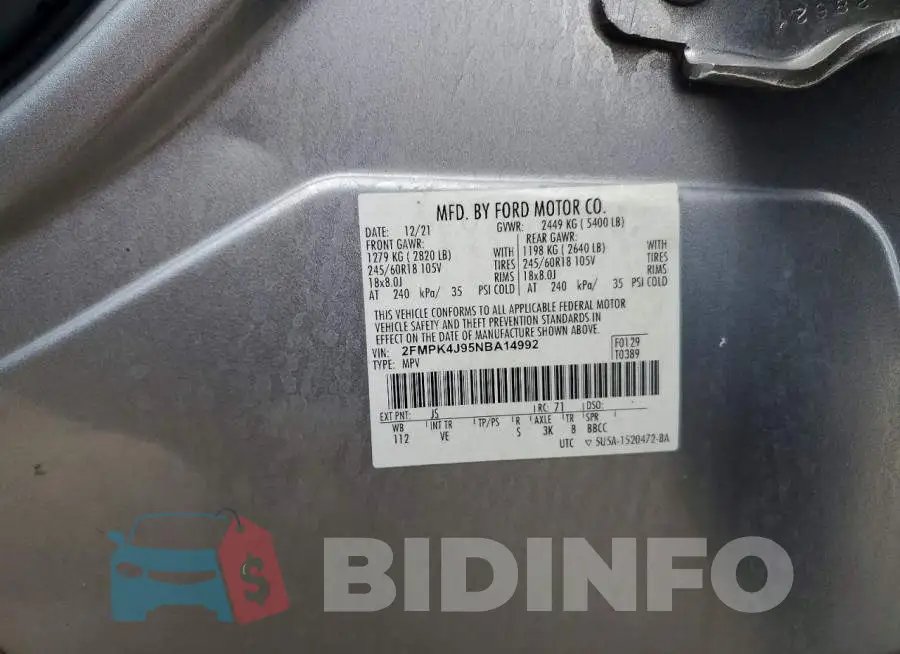 2FMPK4J95NBA14992 Photo# 14