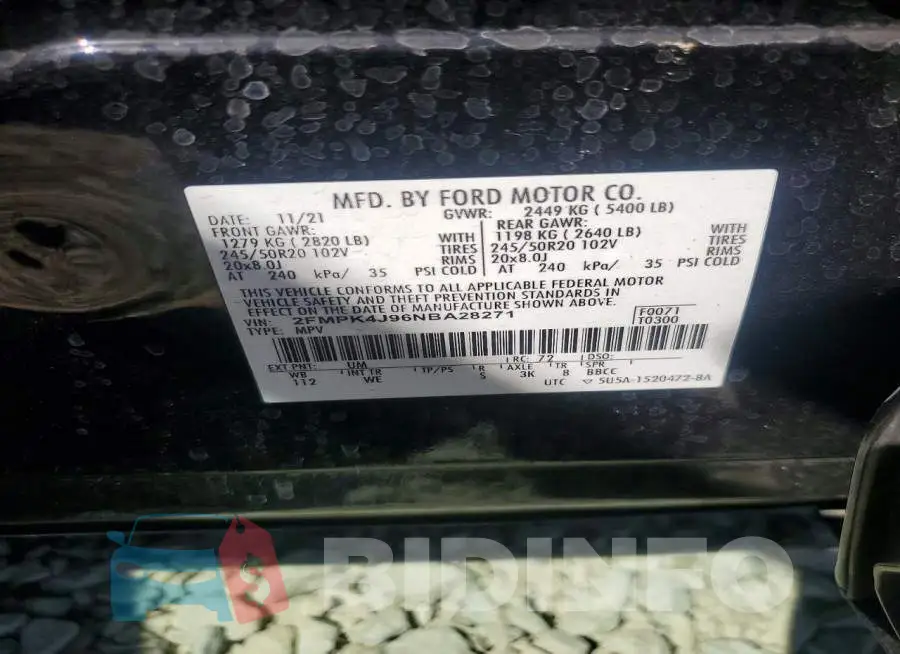 2FMPK4J96NBA28271 Photo# 13