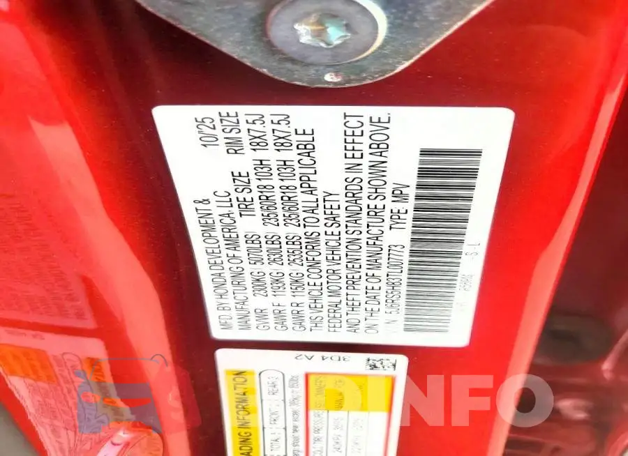 5J6RS5H83TL007773 Photo# 12