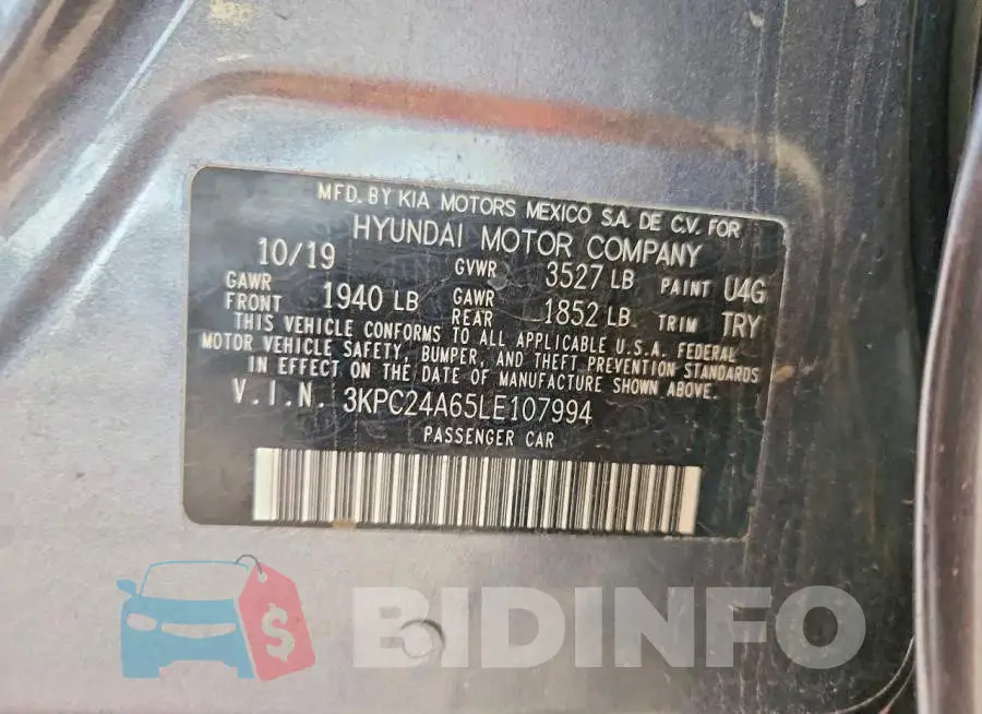 3KPC24A65LE107994 Photo# 13