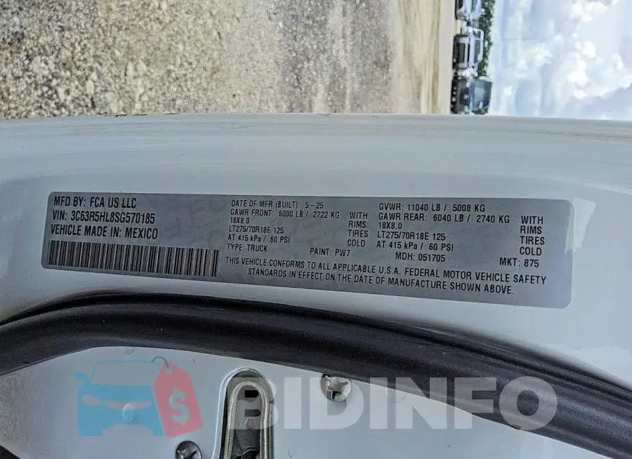 3C63R5HL8SG570185 Photo# 12