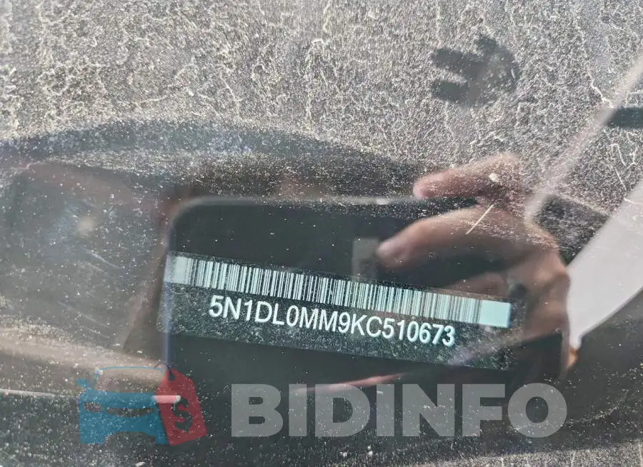 5N1DL0MM9KC510673 Photo# 13