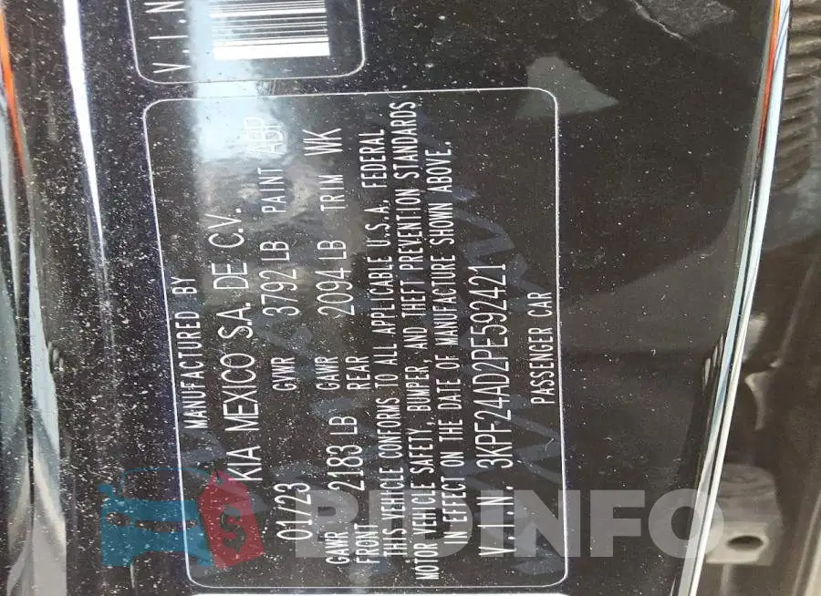 3KPF24AD2PE592421 Photo# 12