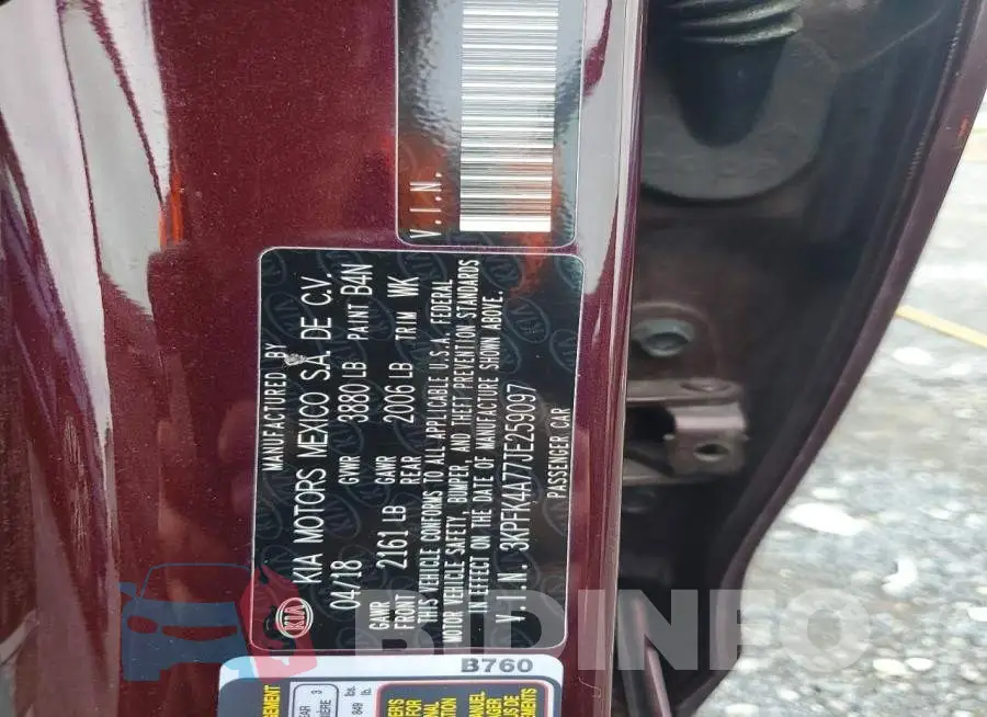 3KPFK4A77JE259097 Photo# 12