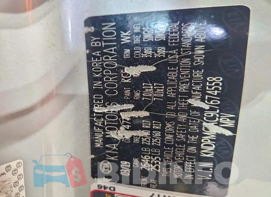 KNDPMCAC9L7674558 Photo# 12